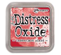 Ranger Tim Holtz Distress Oxide Tampon encreur Motif écossais, Plaid Lumberjack, 3 x 3 inch pad