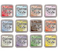 Ranger Tim Holtz Lot de 12 tampons encreurs à l'oxyde de vieilli Couleurs été 2018
