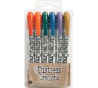 Ranger Tim Holtz Lot de 9 Crayons de détresse 13,97 x 8,25 x 1,27 cm