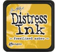 RANGER Tim Holtz Mini tampon encreur Distress, Ambre fossilisé