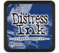 RANGER Tim Holtz Mini tampon encreur Distress, Chipped Sapphire
