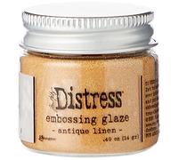 Ranger Tim Holtz - Tim Holtz Distress Embossing Glaze-Antique Linen, pot de 30 ml