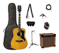 Ranger Vi Eq Vintage Reissue Dreadnought Vintage Natural + Ampli + Accessoires