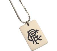 Rangers FC - Armoiries - Badge et chaîne, émail BS4260 (taille unique) (Argent)