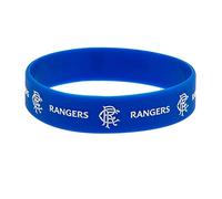Rangers FC - Bracelet en silicone (Taille unique) (Bleu roi/Blanc)