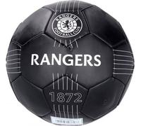 Rangers FC - "React" finition détail cuir écusson de football BS4616 (5) (Noir/Blanc)
