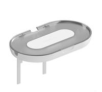 Rangez votre espace avec ce support mural parfait pour téléphones et chargeurs en un seul endroit (gris)