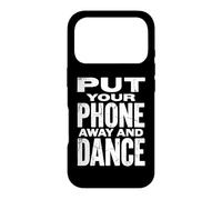 Rangez Votre téléphone et dansez | Festival de Musique Vieilli Coque pour iPhone 17 Pro