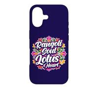 Rangoli Soul Lotus Cœur Citation Spirituelle Lotus Indien Coque pour iPhone 17