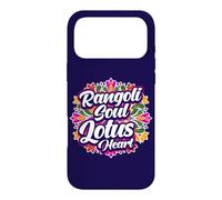 Rangoli Soul Lotus Cœur Citation Spirituelle Lotus Indien Coque pour iPhone 17 Pro Max