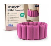 Ranji bouillotte ceinture micro-ondes graines de lin ajustable 102 x 17 cm rose