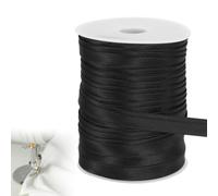 RANJIMA Biais de 25 mm x 50 m - Double pliage en polyester - Ruban de couture en satin pour couture - Ruban en tissu pour vêtements, matelassage, bricolage, artisanat, bordure pour sacs et tissus