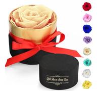 RANJIMA Rose Eternelle Cadeau pour Femmes, Cadeau de Fête des Mères, Roses Préservées à La Main, Fleur Artificielle Cadeaux pour Femme Maman Grand-mère, pour Fête des mères Anniversaire Mariage