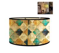 RANJIMA Sinta Abat-Jours en Tissu E27 E14 Moderne de Remplacement les Lampes de Table, Lampes de Chevet, Lampadaire, Lustre, Lampe Tambour, pour Chambre à Coucher et Salon (Diamètre 30 cm)