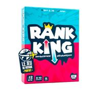 Rank King - Jeu de Société d'Ambiance - Humour et Déduction - Dès 12 Ans | Classe tes amis ou ta famille sur des thèmes délirants - dès 12 ans - 3 à 10 joueurs - format voyage - idée cadeau originale