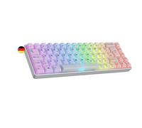 Ranked Master M65 HE 65% | Rapid Trigger Technologie | Clavier Gaming Mécanique Magnétique | 69 Touches RGB LED pour PC/Mac Gamer | Clavier Allemand (QWERTZ) (Pom Dye Sub, Clear Switch)