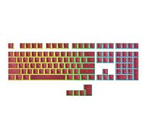 Ranked Set de Touches Pudding en PBT | 112 Touches Double Shot Translucides pour Claviers ANSI US & ISO | Profil OEM pour Claviers Gaming RGB (Very Peri)