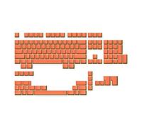 Ranked Set de Touches Vierges | 1.4 mm Thick PBT | Profil Cherry pour Clavier Mécaniques (Coral, 139 Touches)