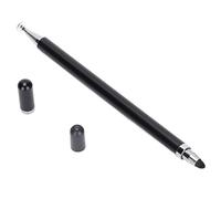 Rankomu Active Digital Pen Stylet capacitif 2 en 1 pour écran tactile avec embouts de rechange et sac de nettoyage pour téléphone portable, tablette, bloc-notes Noir