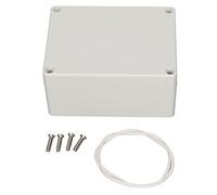 Rankomu Boîte de jonction extérieure IP65 étanche à la poussière et à la poussière pour armoires de contrôle, utilisation en extérieur, mallette d'instrument, gris, 25 x 15 x 10 cm