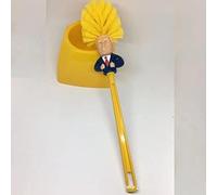 Rankomu Brosse WC fantaisie - Outil de nettoyage amusant avec poignée ergonomique et poils flexibles, pour les amateurs d'humour (couleur aléatoire) (avec support)