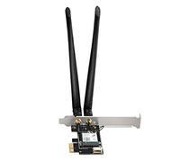 Rankomu Carte réseau pour carte réseau Intel Dual Antenne, WiFi sans fil 6ème génération pour Intel AX200, connectivité haut débit, installation facile, design compact