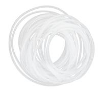 Rankomu Gaine de câble en spirale flexible, 4 mm de diamètre, 20 mètres, blanc, couverture en spirale pour la gestion des câbles