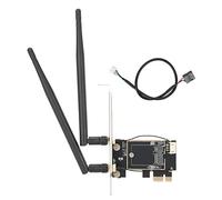 Rankomu PIC?E Carte adaptateur pour ordinateur portable, carte réseau sans fil, PCIe 1X vers NGFF E-Key Convertisseur Carte avec antenne, TXB001 Carte adaptateur pour ordinateurs portables