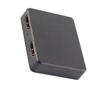 Rankomu Répartiteur HDMI répartiteur HDMI 1 entrée 2 sorties Adaptateur 3D 1080p Vidéo Distributeur Hub Prend en charge plusieurs appareils, design compact, idéal pour la configuration Home Cinéma