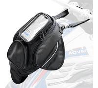 Rankomu Sacoche de réservoir de Moto magnétique étanche Navigation écran Tactile téléphone Portable fenêtre réfléchissante Amovible bandoulière 35x8.9x21 cm