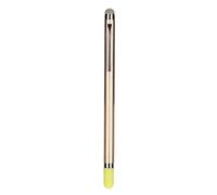 Rankomu Stylet universel pour écran tactile coloré avec pointe en fibre silencieuse, précis et résistant à l'usure, universel pour téléphones et tablettes, disque magnétique, doré
