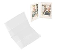 Rankomu V Model Cadre photo en acrylique transparent, portrait debout pour mini film de 7,6 cm, design transparent, 10,2 x 15,2 cm