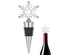 Ranley Bouchons De Bouteilles De Vin,Décorations De Noël En Réutilisable | Bouchon De Bouteille De Vin Décoratif En Forme De Flocon De Neige,Pour Bar à Domicile Fêtes Mariage Fête Rassemblement Bière