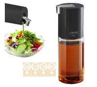 Ranley Bouteille d'huile en verre - Bouteille d'huile d'olive anti-goutte pour sauce soja - 500 ml Distributeur d'huile de cuisson en verre pour huile et vinaigre