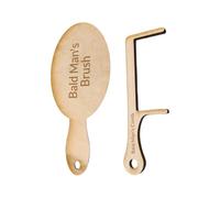 Ranley Brosse à Cheveux Blague,Accessoire De Blague En Bois Nouveauté | Peigne Pour Hommes | Pour Père Petit ami Oncle Amis Collègues Anniversaires Réunion