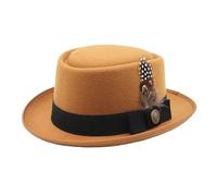 Ranley Chapeaux bavarois pour homme, chapeau allemand, avec plumes, emblèmes, accessoires de costume Oktoberfest, tenues Oktoberfest pour femmes, avec plumes et emblèmes