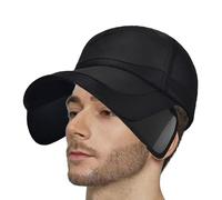 Ranley Chapeaux de camionneur de pêche pour homme, chapeaux de camionneur pour homme - Bonnet de pêcheur pour homme à larges bords | Chapeau de protection UV rétractable unisexe pour activités de