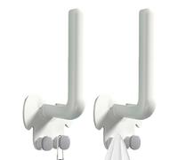 Ranley Crochets de manteau pour animaux, crochets muraux - Ensemble d'écharpe d'éléphant de 2 - pour classe murale polyvalente pour sacs de chaussures de douche sacs de cuisine