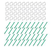 Ranley Crochets de soutien tomates | Crochets avec ficelle - 40 pièces Supports de culture grimpante empêchent la chute pour serre balcon verger agriculture urbaine