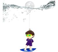 Ranley Décoration d'aquarium flottante, petite belle décoration d'aquarium de plongée, accessoire d'aquarium de dessin animé, jouet flottant Betta Fish Toys