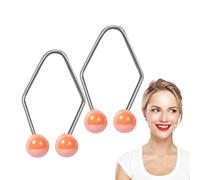 Ranley Entraîneur de sourire,Entraîneur musculaire à la mode en acier inoxydable pour joues - Outil de beauté de levage de joues pour travailler, dormir, lire, écrire,