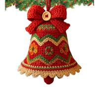 Ranley Kit de crochet de décoration de Noël | Cloches de Noël à faire soi-même, kit de bricolage fait à la main pour projets de Noël, adolescents, professeurs d'art, projets scolaires, temps familial