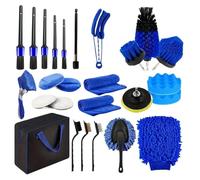 Ranley Kit de nettoyage de voiture, agent de nettoyage de voiture, outils propres automatiques, kit d'outils de détail multifonction portable pour l'entretien des véhicules de pare-brise