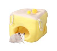 Ranley Lit qui maintient la chaleur pour hamsters - Hama chaud et confortable pour chinchillas Accessoires pour cages d'animaux - Maison d'habitat pour animaux de compagnie avec lit hamac - Pour