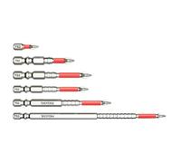 Ranley Lot de 6 de tournevis magnétiques - Antidérapants - Protection contre les chocs - Pour la construction, la voiture, la plomberie, l'électricité, le travail des métaux, les meubles