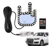 Ranley Lumière de geste à main pour voiture, geste à main led pour voiture | Feux et doigts led ' avec télécommande - Signal arrière, drôle, gadget automobile pour alerte