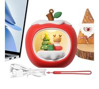 Ranley Lumière de nuit - Maison Fruits Forme de Noël - Lampe USB réglable pour intérieur d'hiver - Chambre d'enfant
