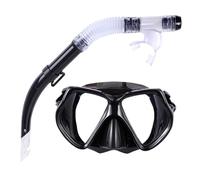 Ranley Masque de plongée sous-marine, ensemble de tuba, lunettes de plongée pour adulte - Anti-fuite et anti-buée, vue panoramique, lentille en verre trempé pour la natation