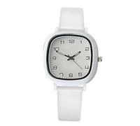 Ranley Montre-bracelet, montres pour femmes, étudiant en soins infirmiers, numéro carré Lady Silicone Band Accessoires de bijoux Lire facilement pour les adolescents et les étudiants, Noir , Fare