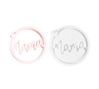 Ranley Moules en Résine pour la Fête des Mères | Moule en Silicone pour Mère,Outil Créatif Rond pour Déco Artisanat Anniversaire Mur Maison Maman